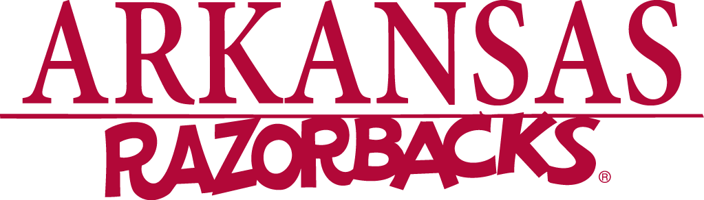 Arkansas Razorbacks 1980-2000 Wordmark Logo iron on paper